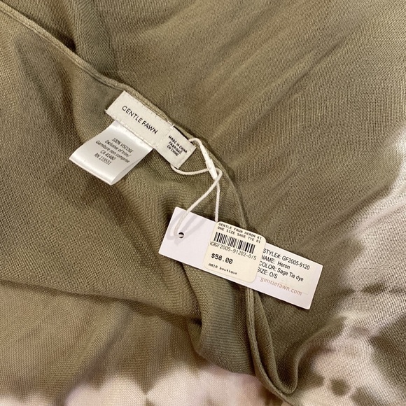 Gentle Fawn Heron Kimono in Sage Tie Dye - Picture 2 of 4